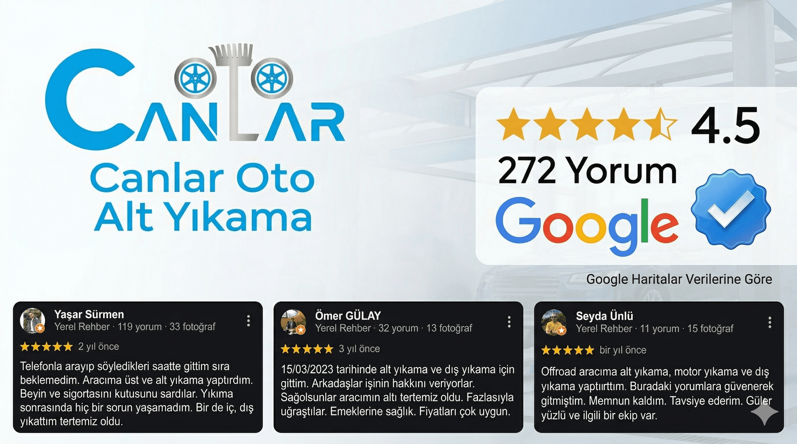 Google yorumları görseli